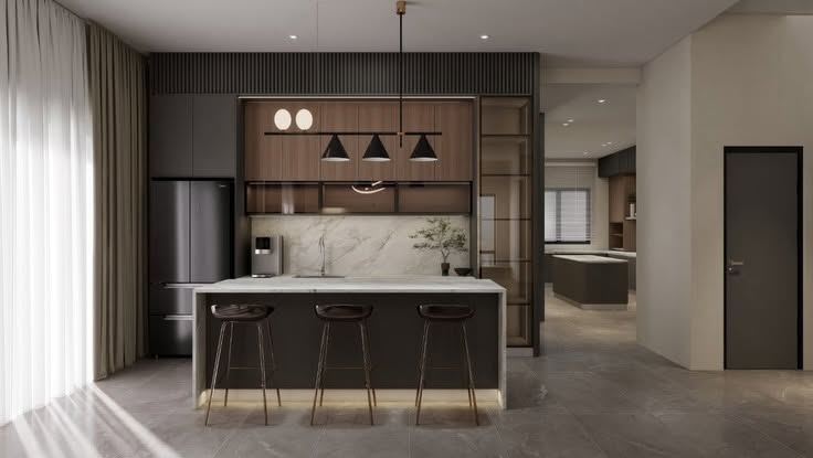 Luxury Kitchen Cabinet Design in Selangor - thumbnail 2